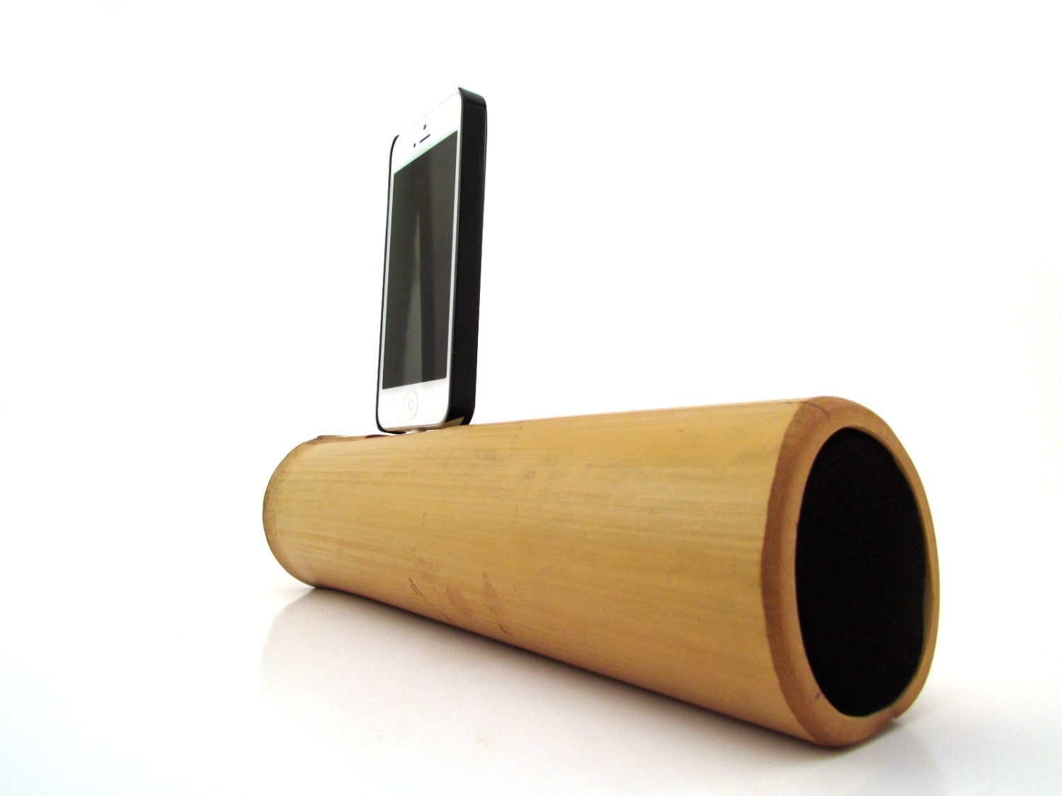 Bamboo Bluetooth Speaker Dock for iPhone 5
