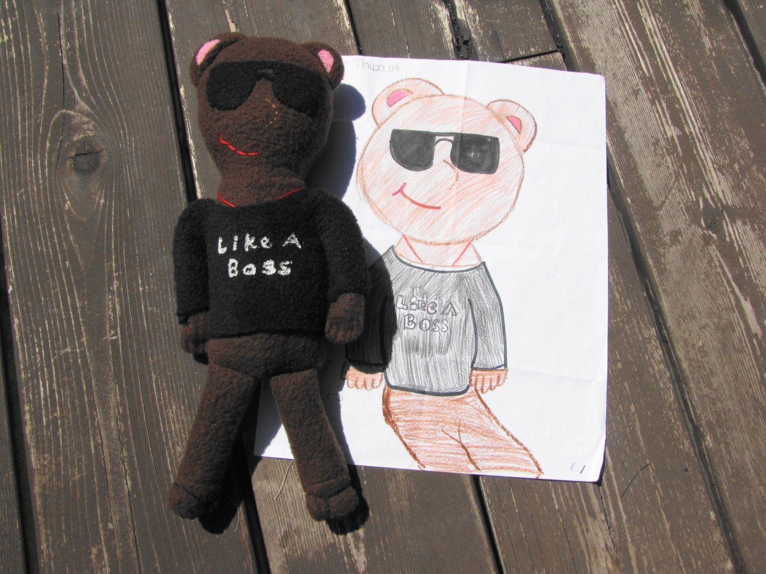 Custom Plush Toy from Child's Drawing 9" size