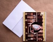 4 Cards - Note Card set  with Envelopes - Hand designed Art Card Set - 4.25 x 5.5 inch Blank Cards - Anthropologie Inspired - Greeting card
