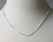 4 pack of 18" Sterling Silver 1mm Box Chain