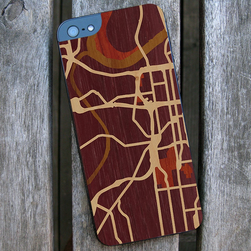 Kansas City Wood-Inlay iPhone Back
