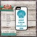 Keep Calm And Mermaid On TOUGH iPhone 4/4S or iPhone 5 Case