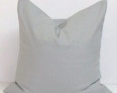 SOLID GRAY PILLOW.26x26 inch.Pillow Covers.Printed Fabric Front and Back.Home Decor.Cushions.cm.Yellow Gray.Grey.Sham.Euro
