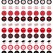 Graduation Candy Stickers - Custom Colors Printable Candy Stickers - Digital PDF File - 2013 DIY Party Favors - Red, Black