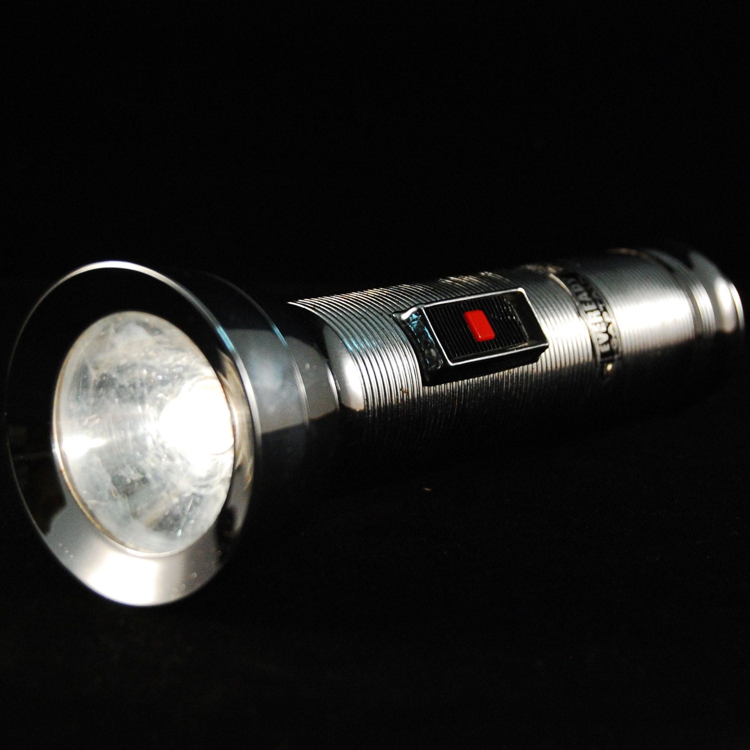 Eveready Captain 2 D Cell chrome plated flashlight.