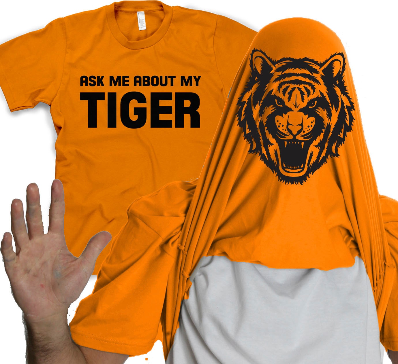 Ask Me About My Tiger shirt flip S-4XL