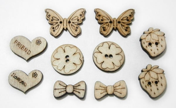 Wood Buttons