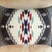 Pillow - Pendleton Wool Fabric - Native Geometric Tribal Arrow Southwest Bohemian