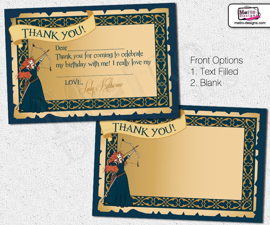 The Brave - Thank You Cards Il_570xn