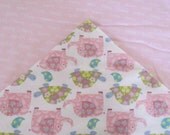 Flannel Receiving Blanket with Embroidered Name