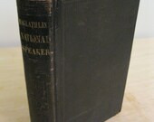 Rare Antique Speech Textbook - The National Speaker - 1867