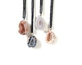 Geode Necklace, Druzy, Agate, Stone, Pick Your Favorite