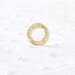 Eternity - Vermeil filigree ring on delicate sterling silver chain - gold ring necklace