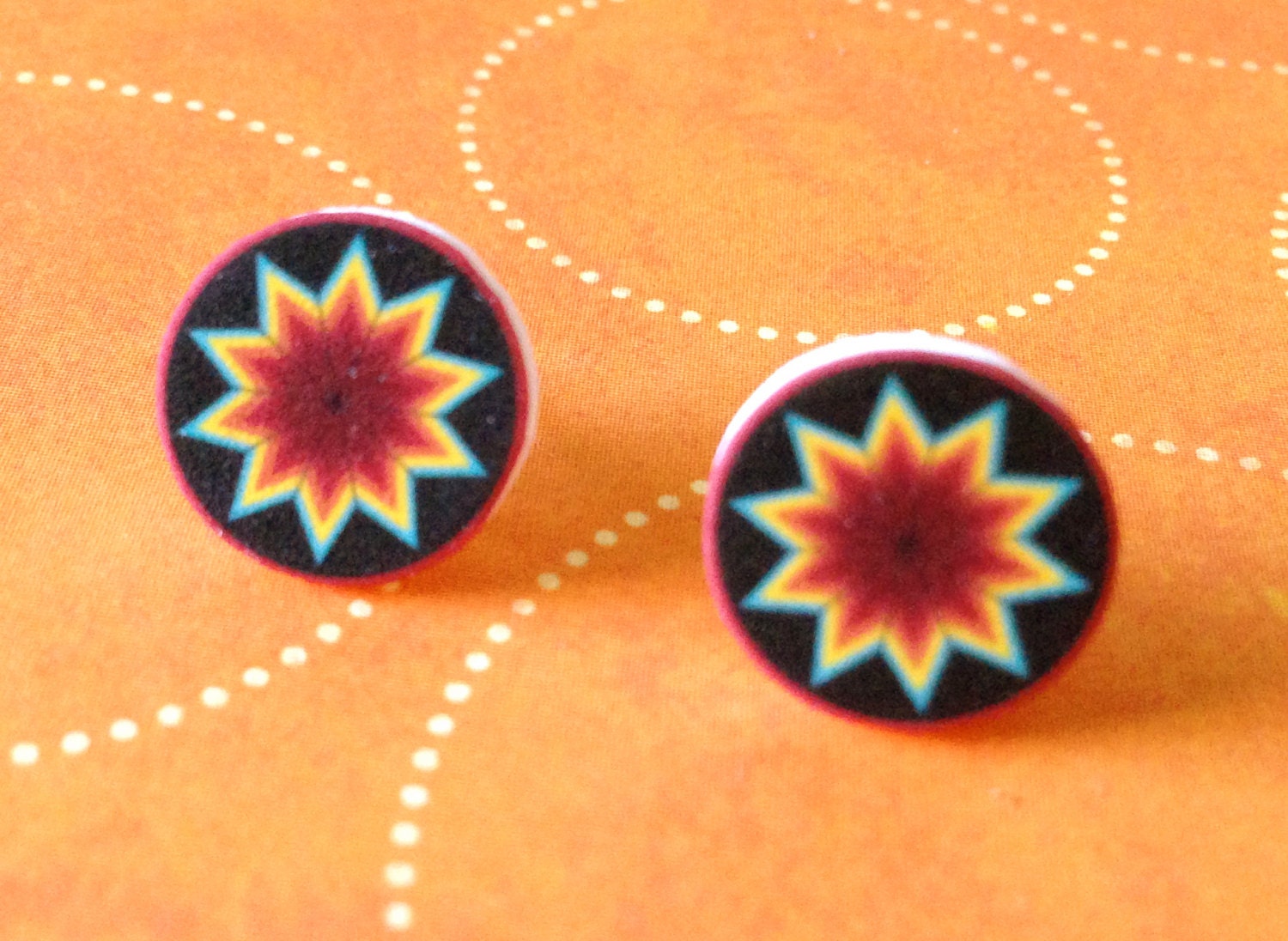 Aztec Native Pattern Earrings