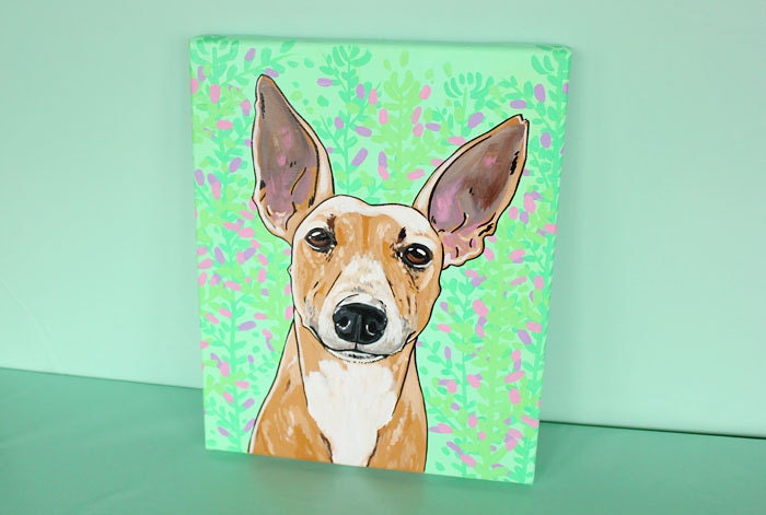 Custom Handpainted Portrait On Canvas