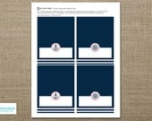 Nautical Printable - Baby Shower - Printable Party - Party Labels - Anchor - Boy - Nautical Birthday - Sprinkle - Navy - red