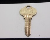 Vintage Brass Star Lock Key Steampunk Industrial Supply