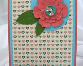 I Love You Card with Flower