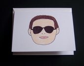 ADULT HUMOR You're Awesome Note Card: Male
