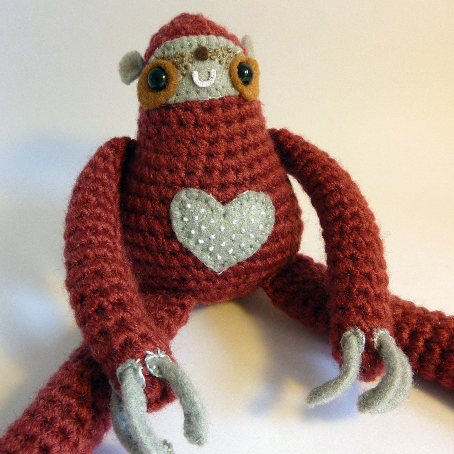 Red Mini-Sloth by LokiCoki - Custom made just for YOU