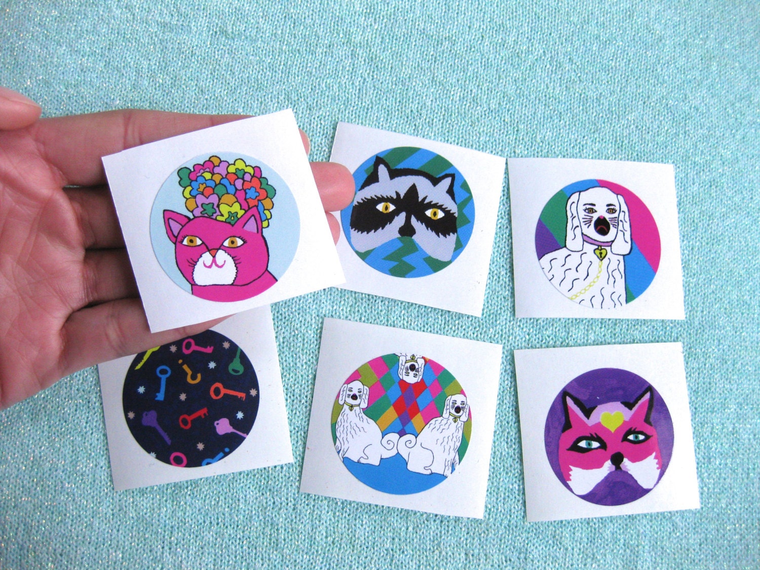 HAPPY CAT STICKERS