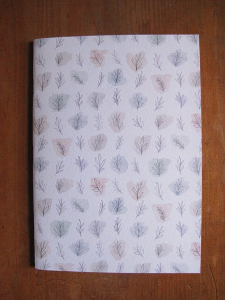 Handmade Notebook in Herb Sprigs