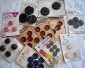 Vintage Button Collection.
