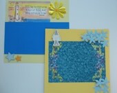 Light Scrapbook Pages.  Handmade 2 Christian Scrapbook 8 x 8 Pages. You are the Light of the World...Matthew 5:14, 16