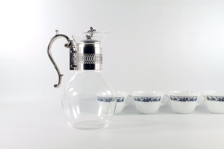 Vintage Silver Plate Coffee Decanter