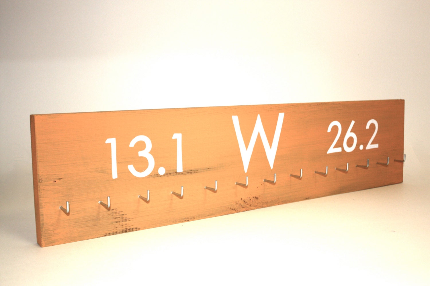 Personalized 13.1 & 26.2 Medal Holder (Large)