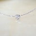 Solitaire diamond and 18k yellow gold necklace, Bezel set diamond necklace, Bezel diamond pendant, Bride necklace