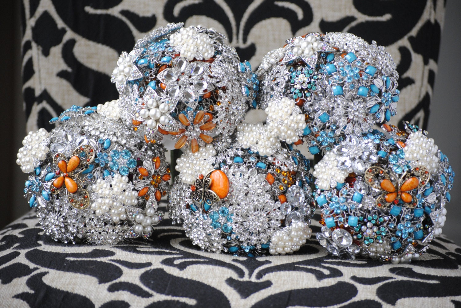 Mini Brooch Bouquet Bridesmaid