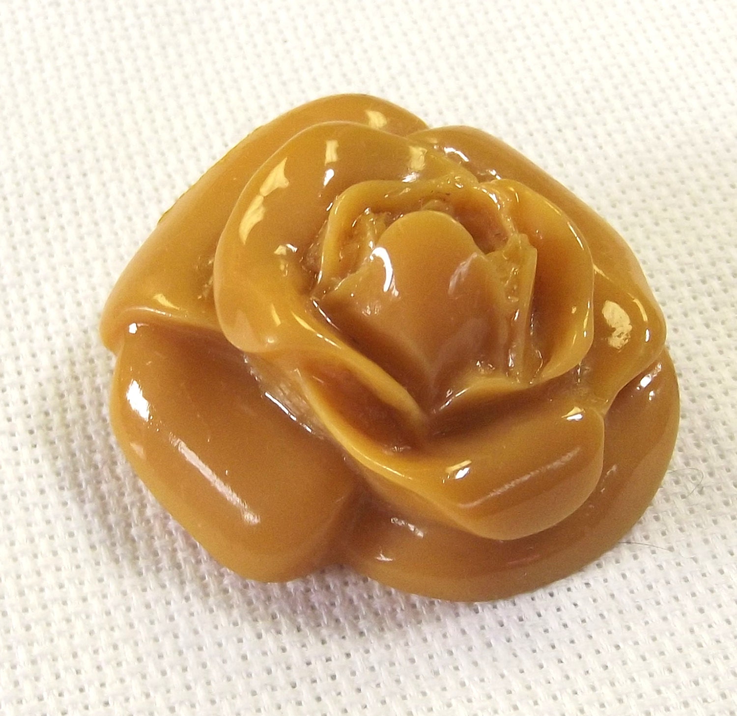 Vintage Rose Pin, Retro, Thermoset Plastic, Hat Pin, Cape Closure, Purse Accent