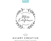 Pre-made Logo Design  "Miss California" Boutique Graphic Design / Custom Branding