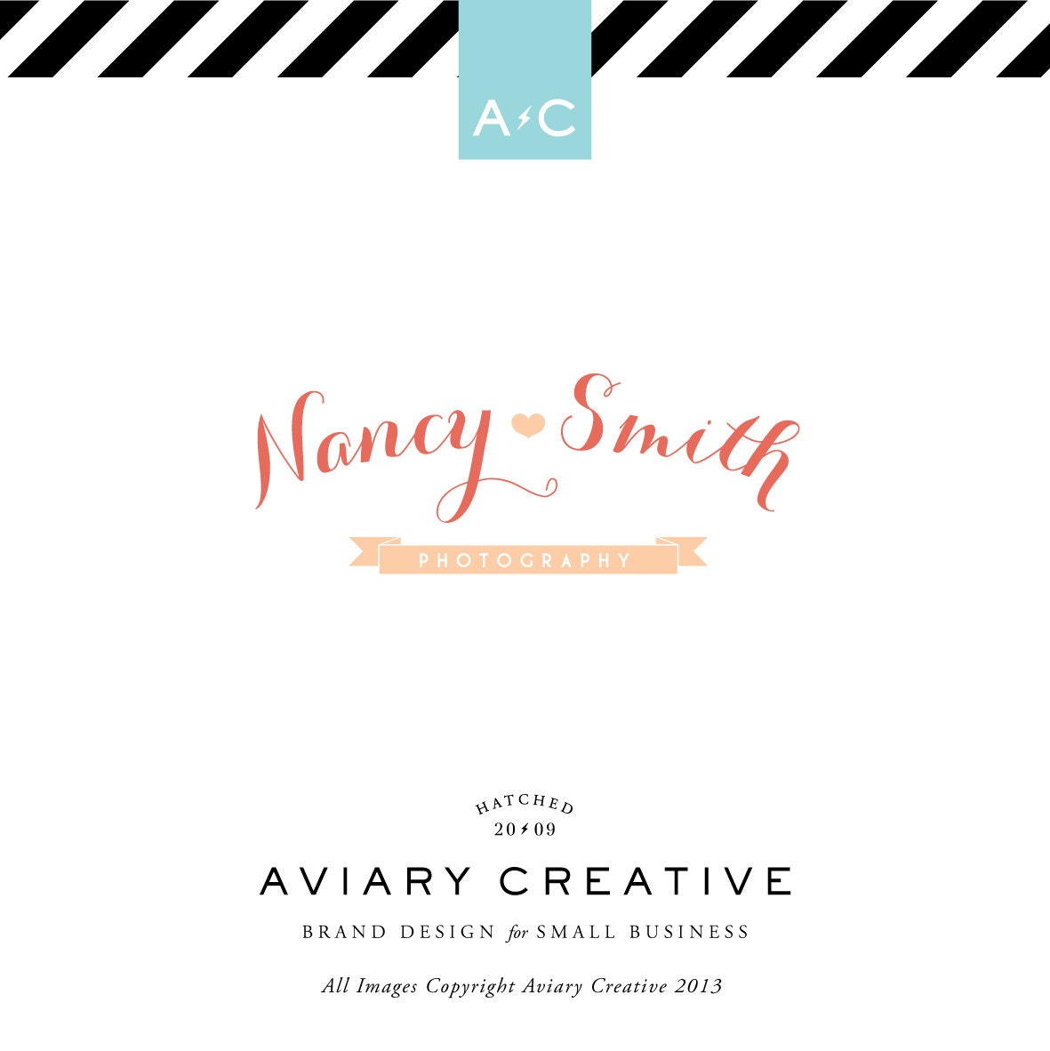 Boutique Premade Logo Design "Nancy Smith Photography"