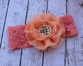 Gatsby Inspired Headband-Couture Headbands-Baby Girl Headbands-Headbands-Flower Girl Headbands-Wedding Hair Piece-Photo Prop