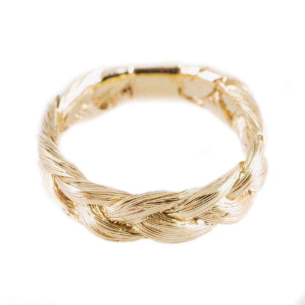 Magnitude Plait - ring (golden blond)