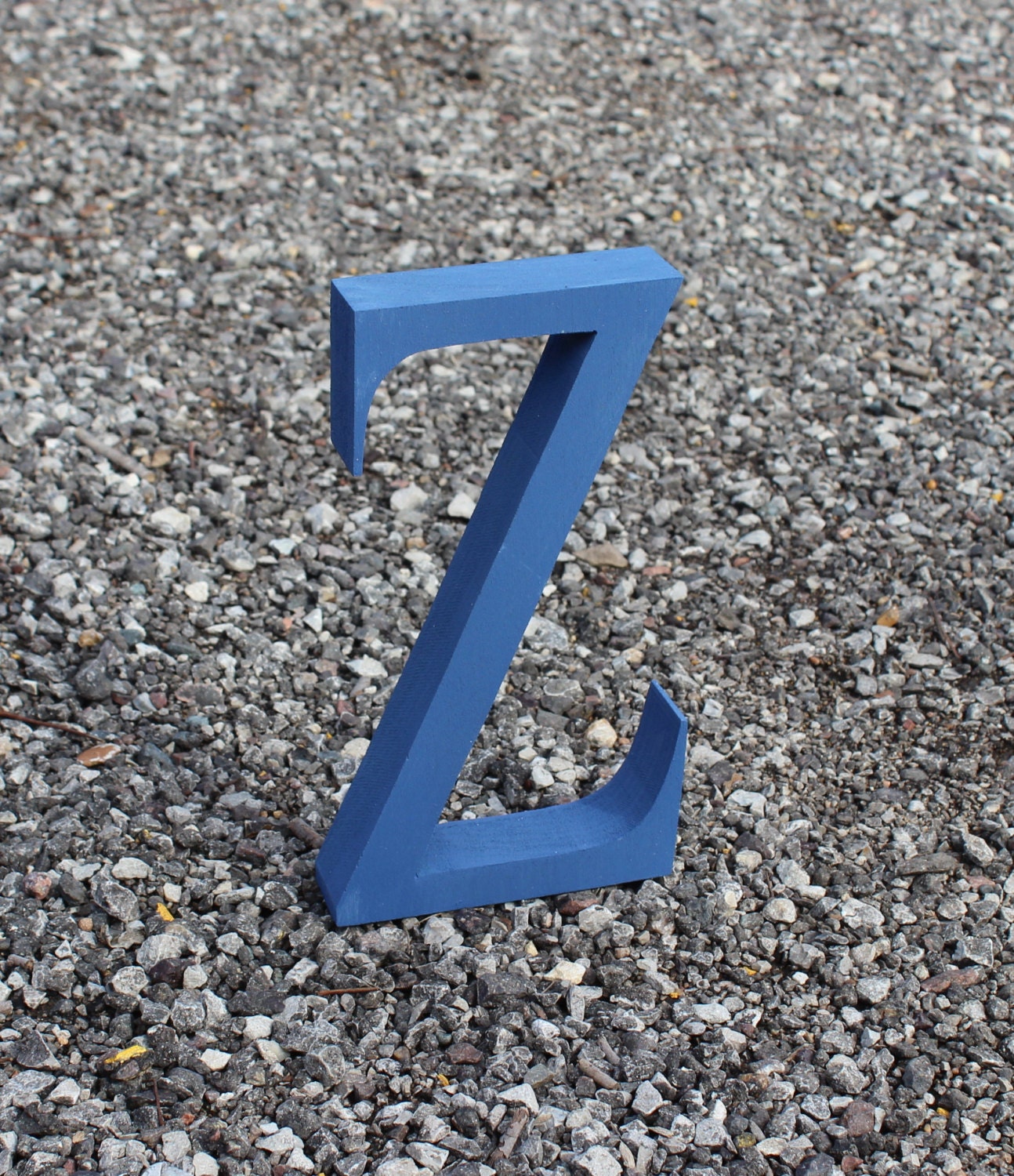 Wood Letters - Free Standing Wooden Letters - Alphabet Decor Letter Z