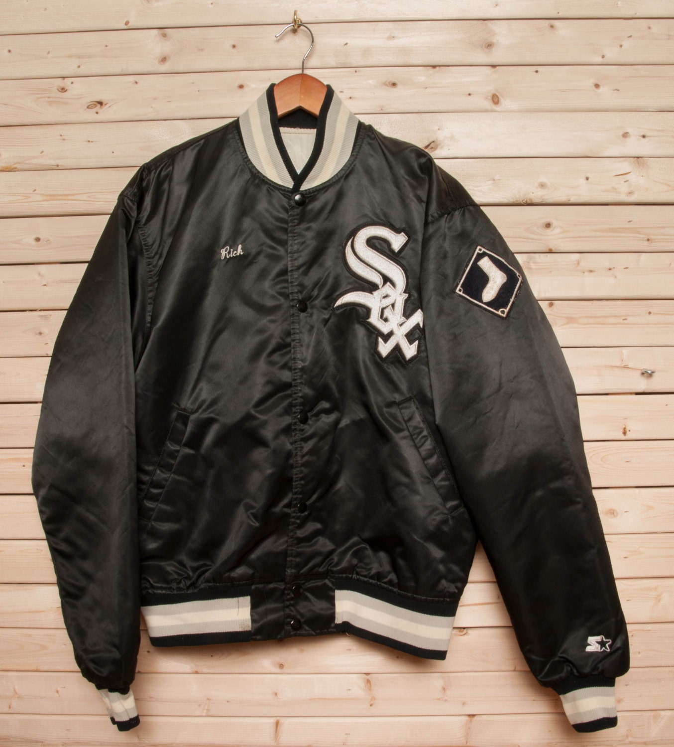 Chicago White Sox Starter Brand Baseball Jacket L