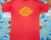 Red Harley Davisdon Size: M logo T-Shirt