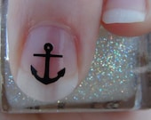 Anchor Nail Art Decals Set of 50 Vinyl Stickers Applique Manicure Pedicure Party Event Accessories