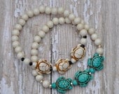 Sea Turtle Bracelets / Sea Turtle Bracelet / Beaded Bracelets