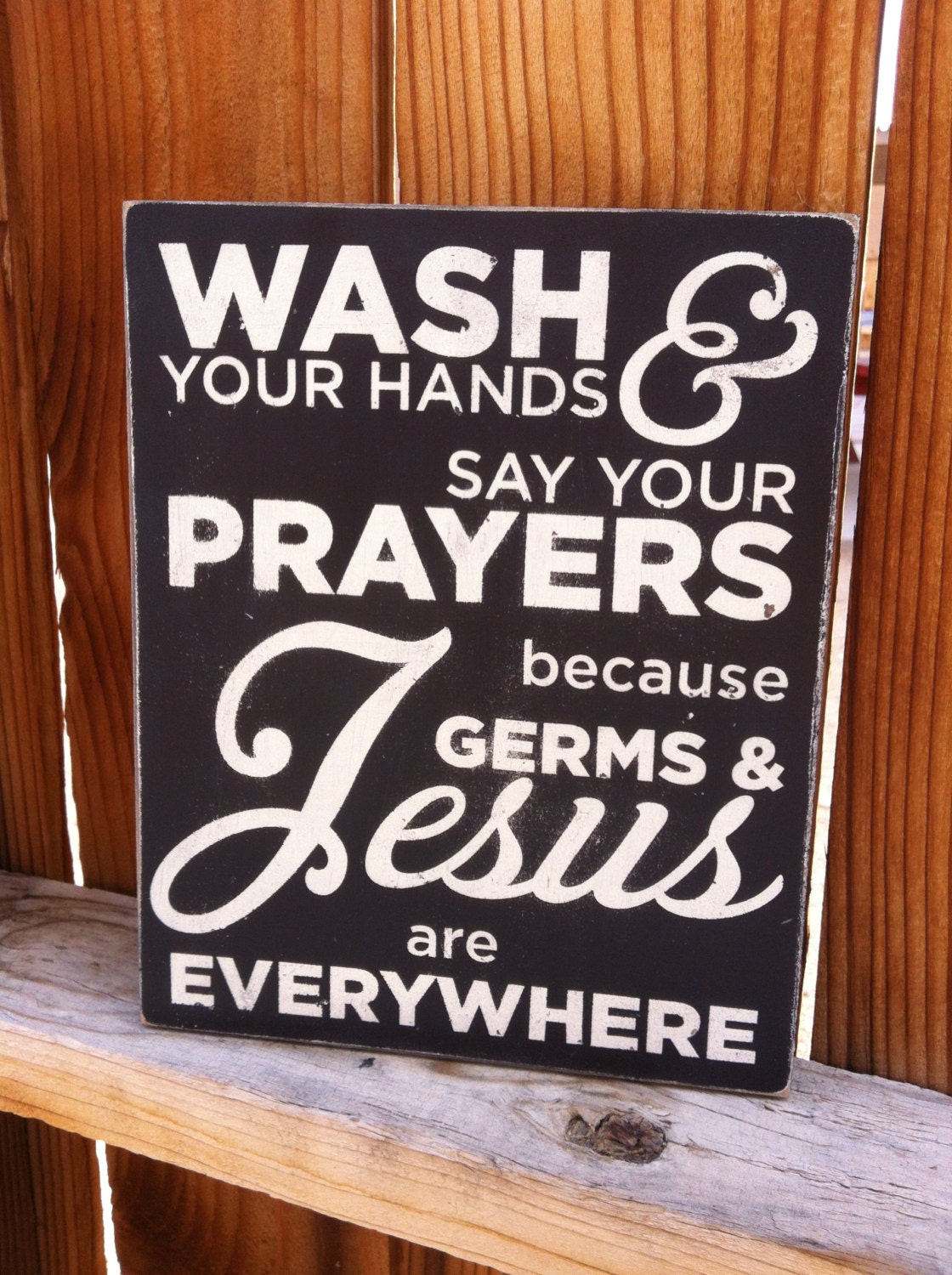 8x10 "WASH YOUR HANDS" sign