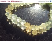40% OFF SALE PRENITE Faceted Onion Kiss Briolette Beads 6-7mm 4 Inch Half Strand...Lime, Peach, Banana, Luxe, Out Of This World, Weddin