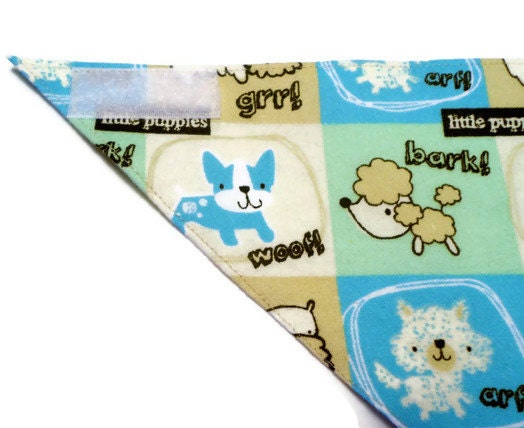 Dog Bandana - Dog Print - Velcro