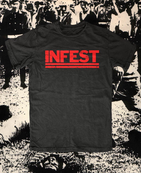 INFEST t-shirt, american apparel Also available on crewnecks and hoodies