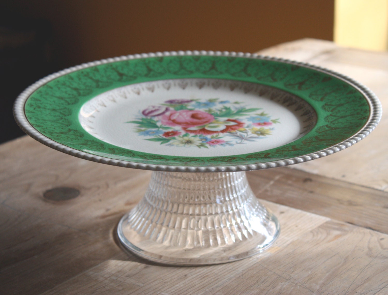 Cake Stand / Glass Cake Stand / Wedding Cake Stand / Cupcake Stand / Macaron Cake Stand / Custom Cake Stands / Wedding Cake Pedestal