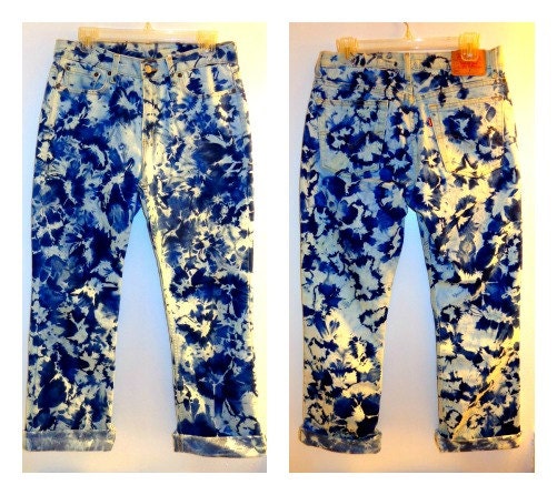Twist and Twirl High Waisted Jeans CUSTOM
