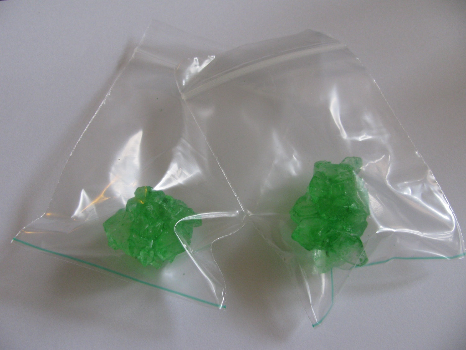 Kryptonite Rock Candy in Baggies : Lime