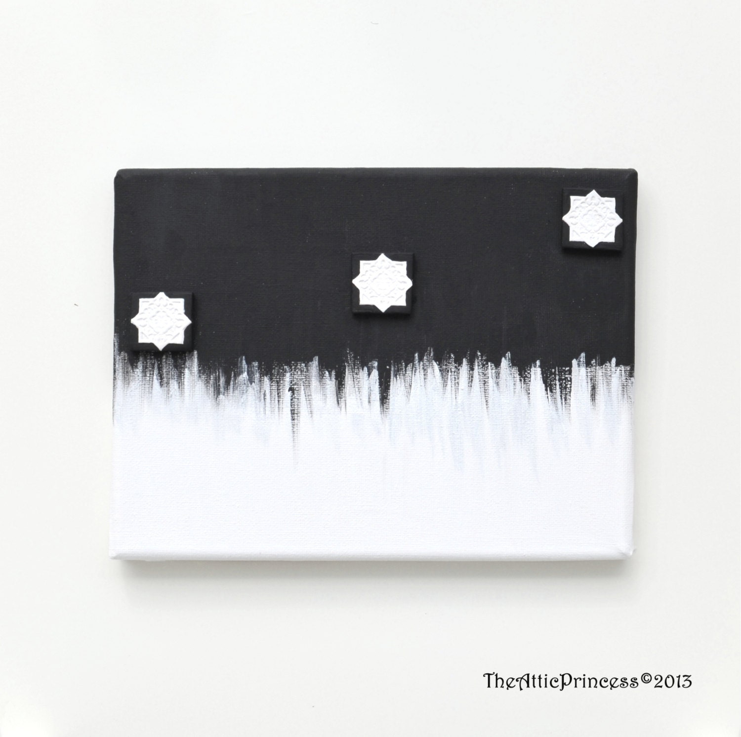 Dark game, original mixed media 3D wall art, spring home decor